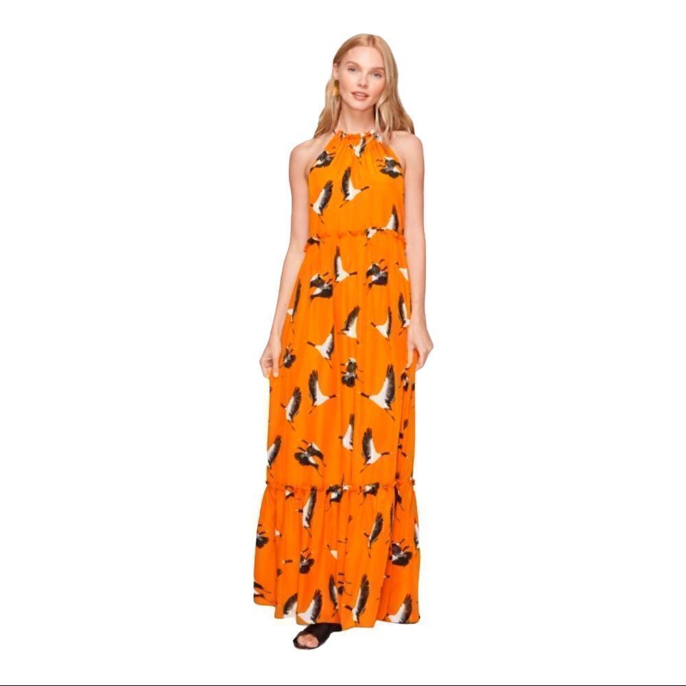 NWT Roller Rabbit Flying Karma Tegan Maxi Dress